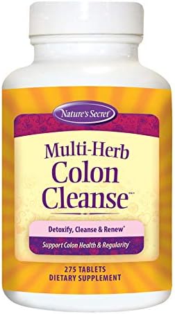 Nature's Secret Multi-Herb Colon Cleanse, 275 Tablets