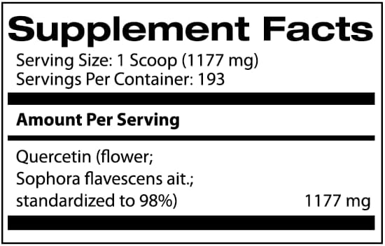 Samsara Herbs Quercetin - 98%+ Pure Extract Powder (2oz/57g)