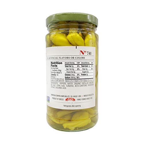 Jeff's Garden, Peperoncini Grrek Golden Whole, 12 Ounce