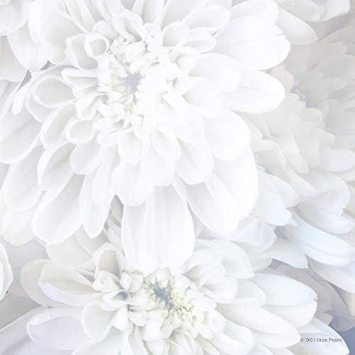Great Papers! White Soft Petals Letterhead Stationery, 8.5" x 11", 80 count, Inkjet and Laser Printer Compatible (2020144)