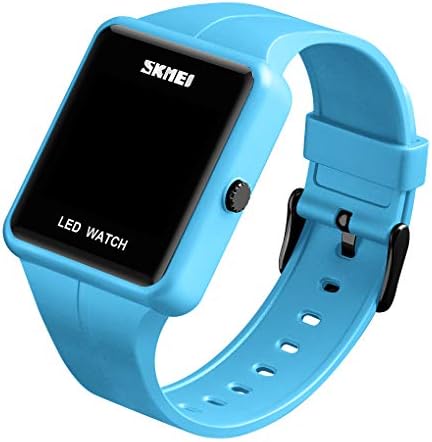 Gosasa Large Face LED Digital Watch Date Time 3Bar Waterproof Wristwatch Men Women Sports Watches