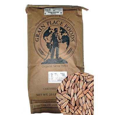 Grain Place Foods Non-GMO Organic Rye 25lb Bag