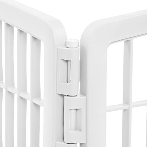 IRIS USA Playpen Panels, Extension Set, Gray | Multiple Pets, Add-On Panel Set, Connect Additional, Size Increase Addon, Matches Existing, Increases Space