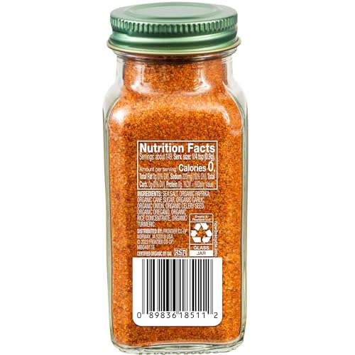 Simply Organic All-Seasons Salt, Certified Organic, 4.73 oz Container