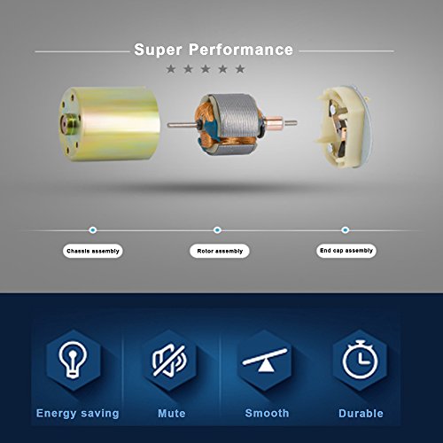DC 12V 200RPM Gear Motor High Torque Electric Micro Speed Reduction Geared Motor Centric Output Shaft 37mm Diameter Gearbox