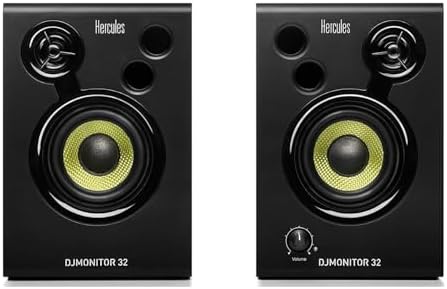 Hercules DJ Starter Kit | Starlight USB DJ Controller with Serato DJ Lite Software, 15-Watt Monitor Speakers