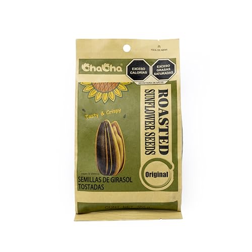 ChaCha Natural Roasted Sunflower Seeds (3 Pack, Total of 750g)