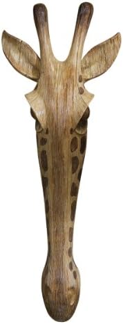 Design Toscano Animal Mask of the Savannah Wall Sculpture: Giraffe