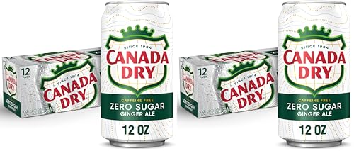 Canada Dry Ginger Ale Soda, 12 fl oz cans, 12 pack