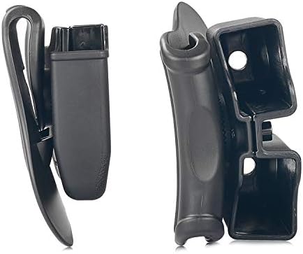 Double Mag Pouch Fit Glock 9mm/.40 Cal Magazines | Polymer Paddle Holster with 360°Adjustable Cant , Ambidextrous, Outside Waistband, Black
