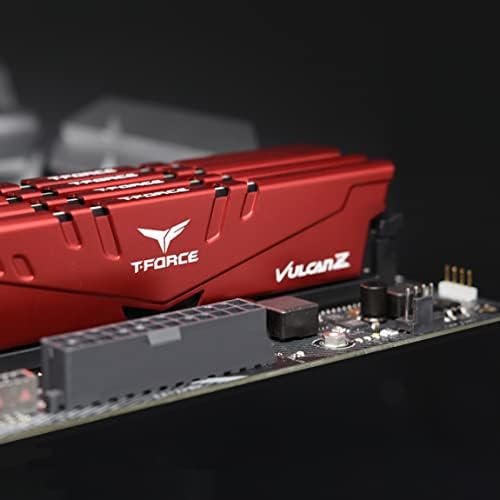 TEAMGROUP T-Force Vulcan Z DDR4 16GB Kit (2x8GB) 3200MHz (PC4-25600) CL16 Desktop Memory Module Ram (Gray) - TLZGD416G3200HC16CDC01