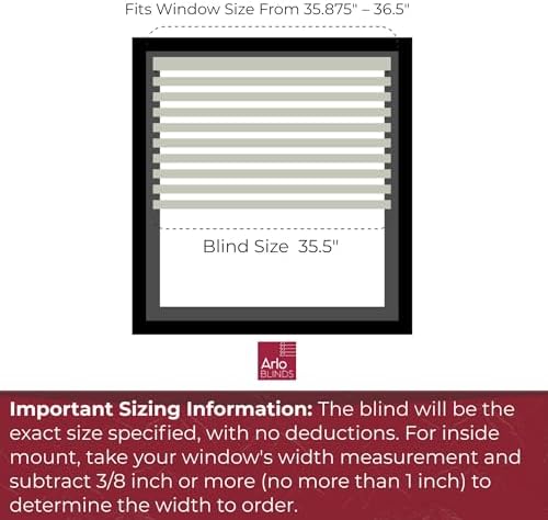 2" Faux Wood Blinds with Crown Valance 35.5" W x 60" H, White | Cordless Window Blinds for Indoor Windows, 2" Faux Wooden Blinds for Home or Office