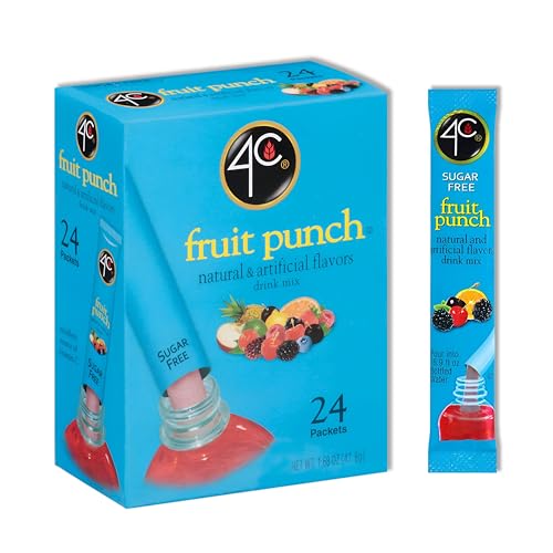 4C Powder Drink Mix Packets, Cranberry Pomegranate 1 Pack, 20 Count, Singles Stix On the Go, Refreshing Sugar Free Water Flavorings