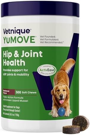 YuMOVE Adult Dog Hip & Joint Supplement Chews Green Lipped Mussel 300ct