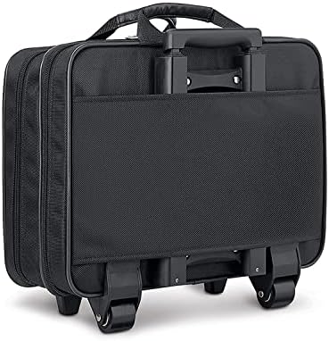 Solo New York Rolling Case with Wheels - Roller Laptop Bag, Wheeled Briefcase for Women & Men, Carry On Size for Travel