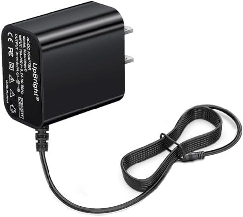 UpBright 6V AC/DC Adapter Compatible with Braun 63990 64797 Harbor Freight Tools 845 350 Lumen Worklight Rechargeable Lithium Li-Ion 3.7V 2000mAh