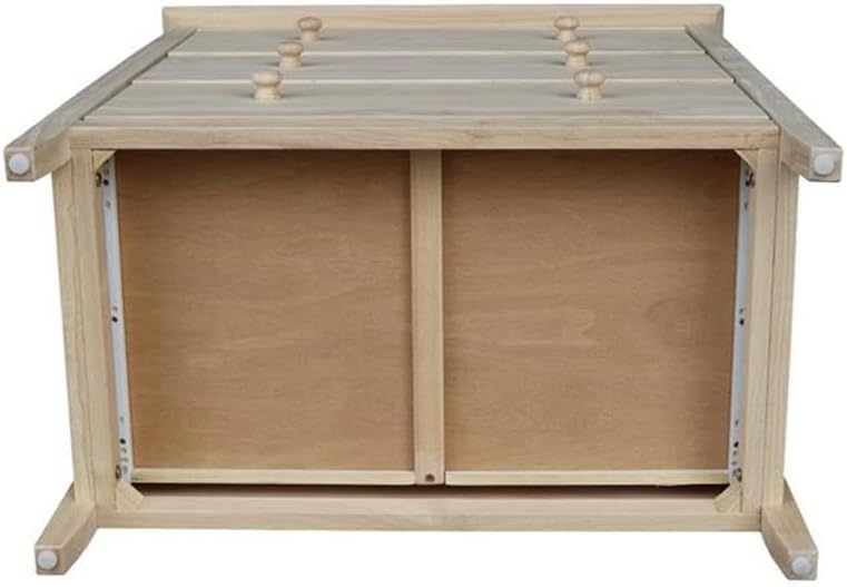 International Concepts Dresser with 3 Drawers, Unfinished