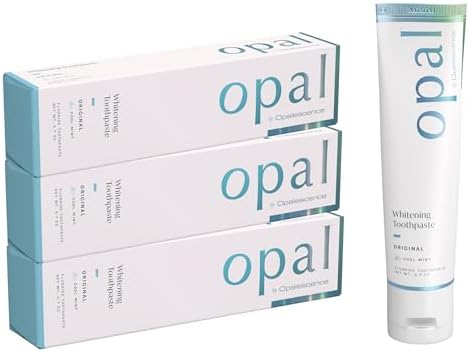 Opalescence Whitening Toothpaste Original 4.7oz - Mint - 3 Pack - 5166-3 | Dentist-Developed Oral Care Whitening Fluoride Toothpaste for Daily Use, Surface Stain Removal & Helps Strengthen Enamel