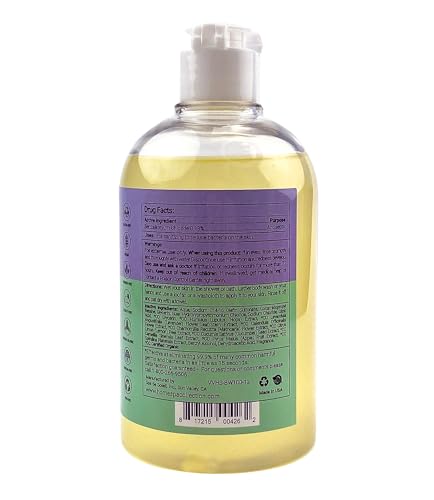 Lemon Body Wash, Antibacterial Soap With Tea Tree Oil, 12 Fl Oz