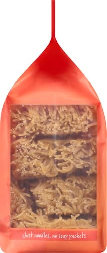 Lotus Foods Organic Millet and Brown Rice Ramen - 10 Oz Bag (Pack of 1) | Noodles, Gluten Free Instant Ramen Noodles, Vegan, Low Sodium, Made with Brown Rice Flour and Millet Flour