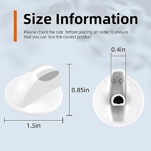 AMI PARTS 134844410 Selector Knob Washer/Dryer Selector Knob White