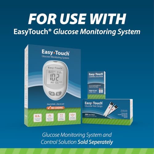 Easy Touch Glucose Test Strips (50ct) | Compatible with EasyTouch Glucose Monitoring System