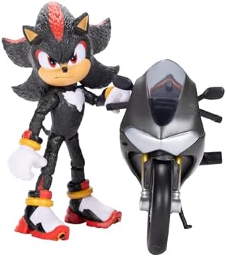 Sonic 3 Movie - 5" Figure w/Vehicle (Motorcycle)