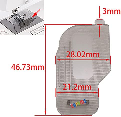ckpsms Brand -2PCS #XC2369051 Bobbin Hook Cover Plate Compatible with Babylock BL40, BL40A (Grace),BLDC+ Brother PE700,PE700II,PE750D,XR9000