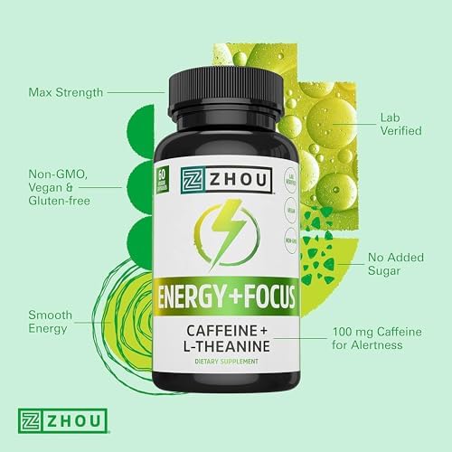 ZHOU Neuro-Peak - Brain Vitamins - 30 Veggie Capsules (Pack of 1) | Brain Supplements for Memory and Focus, Nootropic for Men & Women, Support Pill Adults
