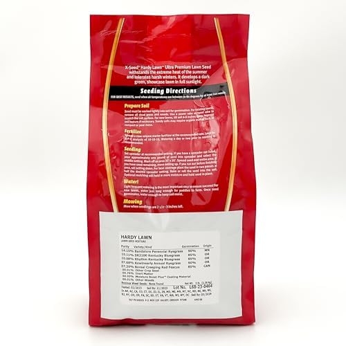 X-Seed Ultra Premium Hardy Lawn Seed Mixture, 7-Pound