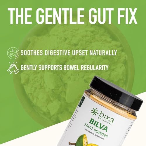 bixa BOTANICAL Bilva Fruit Powder, Aegle Marmelos, 200 Grams, 7 OZ | Gentle Digestive Support & Gut Cleanse, Ayurvedic Herbal Supplement, Gluten Free
