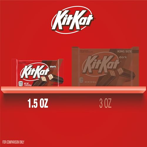 KIT KAT Dark Chocolate Wafer Candy Bars, 1.5 oz (24 Count)