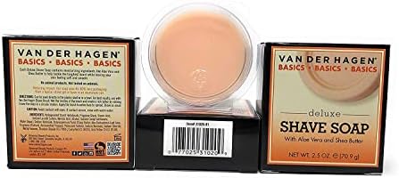Van der Hagen Deluxe Shave Soap - 2.5 oz - 3 pk