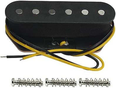FLEOR Alnico 5 Guitar Pickups - TL Bridge & Neck Pickup (Chrome) for TL Style Guitar