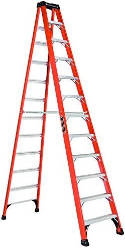 Louisville Ladder 6-Foot Fiberglass Step Ladder, 375-Pound Load Capacity, Type IAA, FS1406HD