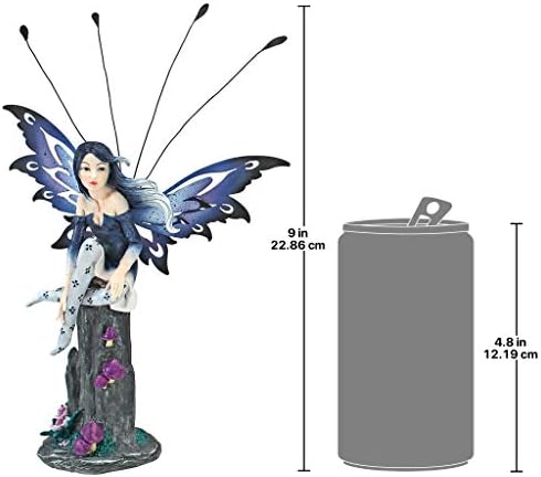 Design Toscano QS232725 Sapphire, The Pepperwand Fairy Statue,full color