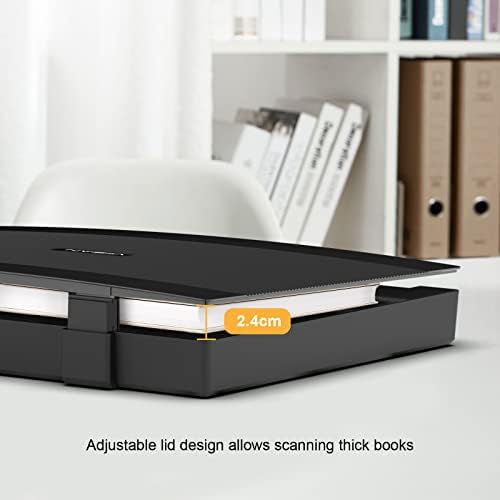VIISAN 3120 A3 Flatbed Scanner, 1200 DPI, CIS Sensor, Scan 11.7" x 16.7" in 8 sec, Frameless, Auto-Scan, Document & Photo & Book Scanner