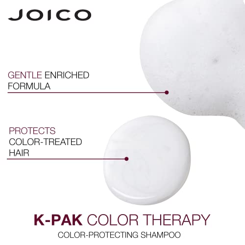 Joico K-PAK Color Therapy Color-Protecting Shampoo & Conditioner Set | For Color-Treated Hair | Boost Shine | Improve Elasticity | Repair Breakage | Rebuild Damaged Hair | With Keratin & Argan Oil