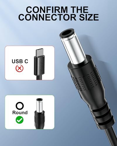14V Charger Cord for Halo Bolt Air 58830 57720 Portable Car Battery Jump Starter