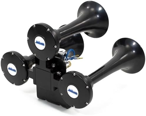 Hornblasters Bandit 228H 2-Gallon All-In-One Air Horn Kit - 3 Trumpets - Easy Install