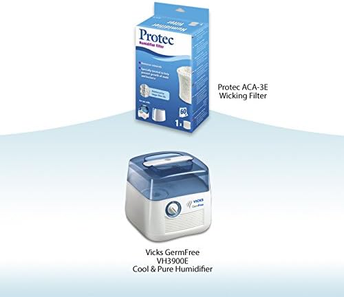 Protec Extended Life Humidifier Replacement Filter, 1 Count | Designed for Use with Select Vicks Cool Mist Humidifiers and Other Honeywell Humidifiers Models