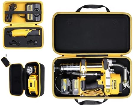 khanka Hard Storage Case for Dewalt DCF682N1/DCF680N2 Screwdriver | EVA Hard Shell, Accessory Storage Pocket, Workshop Tool Storage