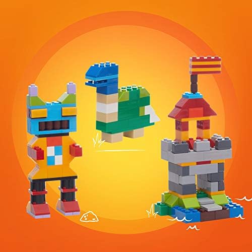 Mega Construx Open-Ended Play Brick Box for Ages 4+ (Building Toys for Creative Play - 790 Pieces), Multicolor (GJD24)