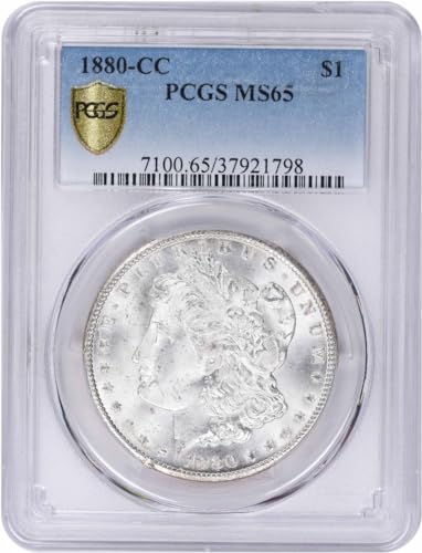 1880 CC Morgan Dollar PCGS MS65
