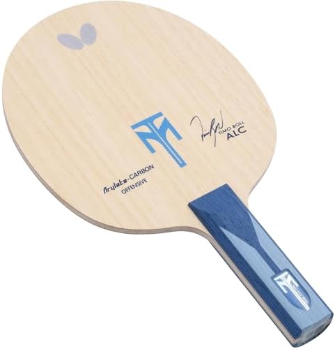 Butterfly Timo Boll ALC Table Tennis Blade - Arylate-Carbon Fiber Blade - Professional Butterfly Table Tennis Blade - Available in AN, FL, and ST handle styles - Made in Japan