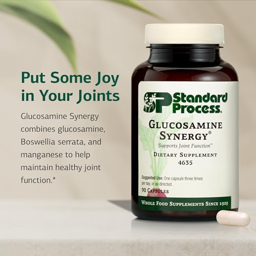 Standard Process Glucosamine Synergy - Joint Health Support Supplement - Connective Tissue with Boswellia Serrata - Whole Food-Based with Manganese