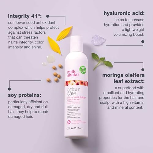 milk_shake Color Maintainer Conditioner | Paraben-free Conditioner for Color-Treated Hair | With Milk Proteins and Sunflower Seed Extract to Hydrate, Protect, and Support Shine