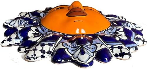 Fine Crafts Imports Blue Talavera Ceramic Sun Face