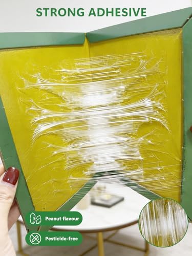 8 Pack Large Sticky Mouse Traps 12.6 x 8.5‘’ (unfolded), Super Strong Adhesive Glue Boards for Mice & Rats