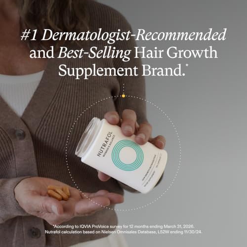 Nutrafol Women's Balance Hair Growth Supplements, Age 45+, 1-Month Bottle | #1 Dermatologist-Recommended Hair Growth Supplement Brand